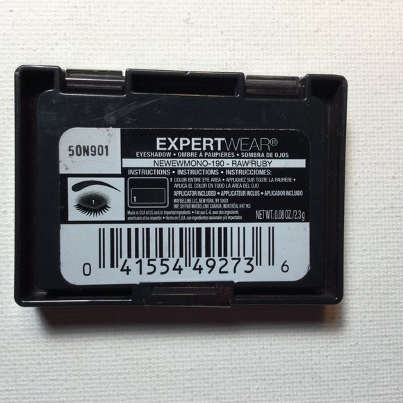 Set of 3 Maybelline Expertwear Shadow Ruby Pink - Picture 5 of 8